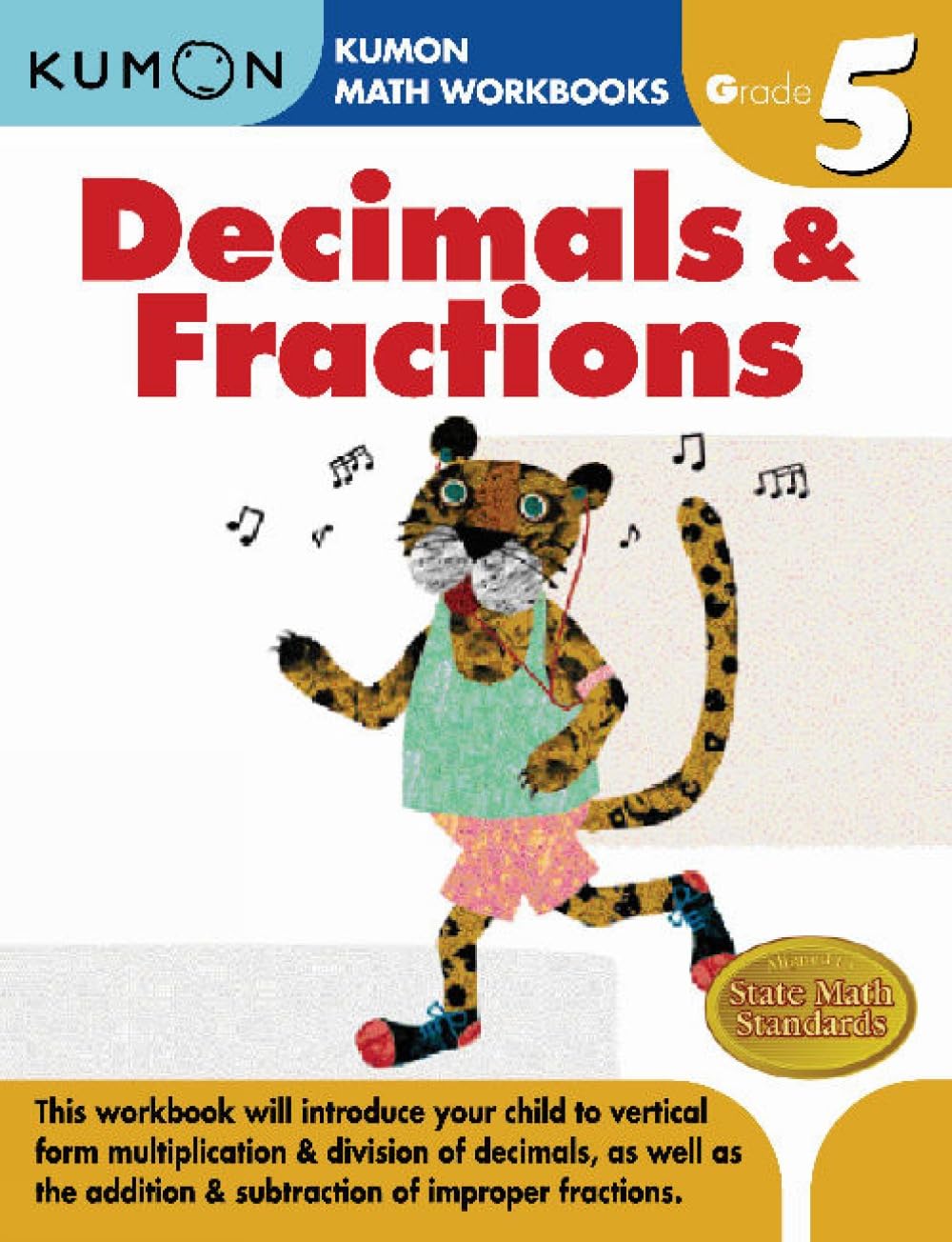 Grade 5 Decimals & Fractions (Kumon Math Workbooks)