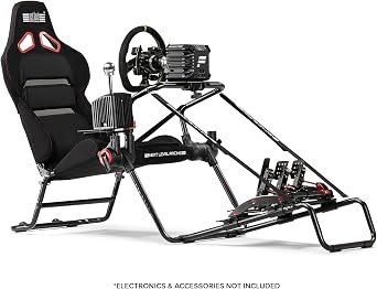 Next Level Racing NLR-S031 GT Lite Pro, Folding Racing Simulator, Compatible with up to DD13Nm, Shifter & Handbrake Compatible, Seat Mesh