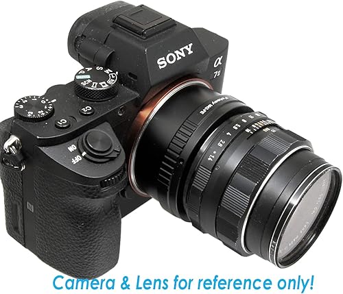 Miniatura 27 de Fotasy Cañón manual EF adaptador de lente a montura E, montaje EFS E, adaptador EF a montaje E, compatible con Sony sin espejo a7 a7r a7s a7 II III