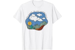 Granola Girl Aesthetic Gorpcore Summer Mountain Nature Retro T-Shirt