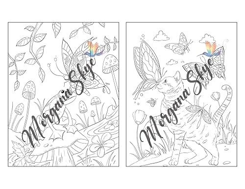 Miniatura 3 de 100 Nature Scenes A Whimsical Coloring Book Featuring 100 Fun and Relaxing Nature Inspired Designs with Cute Animals, Beautiful Flowers, Lovely