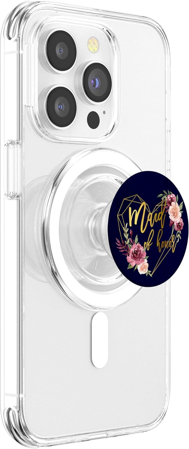 Maid of Honor Proposal for Wedding Day Getting Ready PopSockets MagSafe PopGrip for iPhone