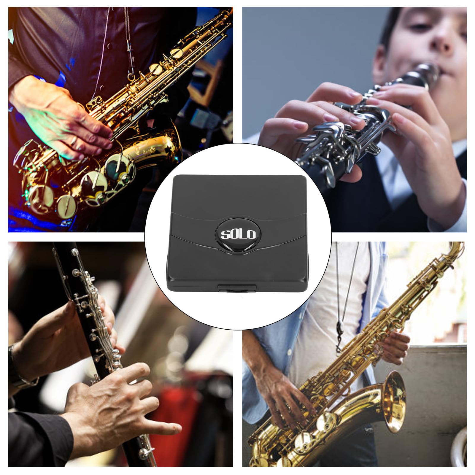 Custodia Impermeabile per Ance Clarinetto e Sassofono - 8 Pezzi Accessori a Prova di Caduta