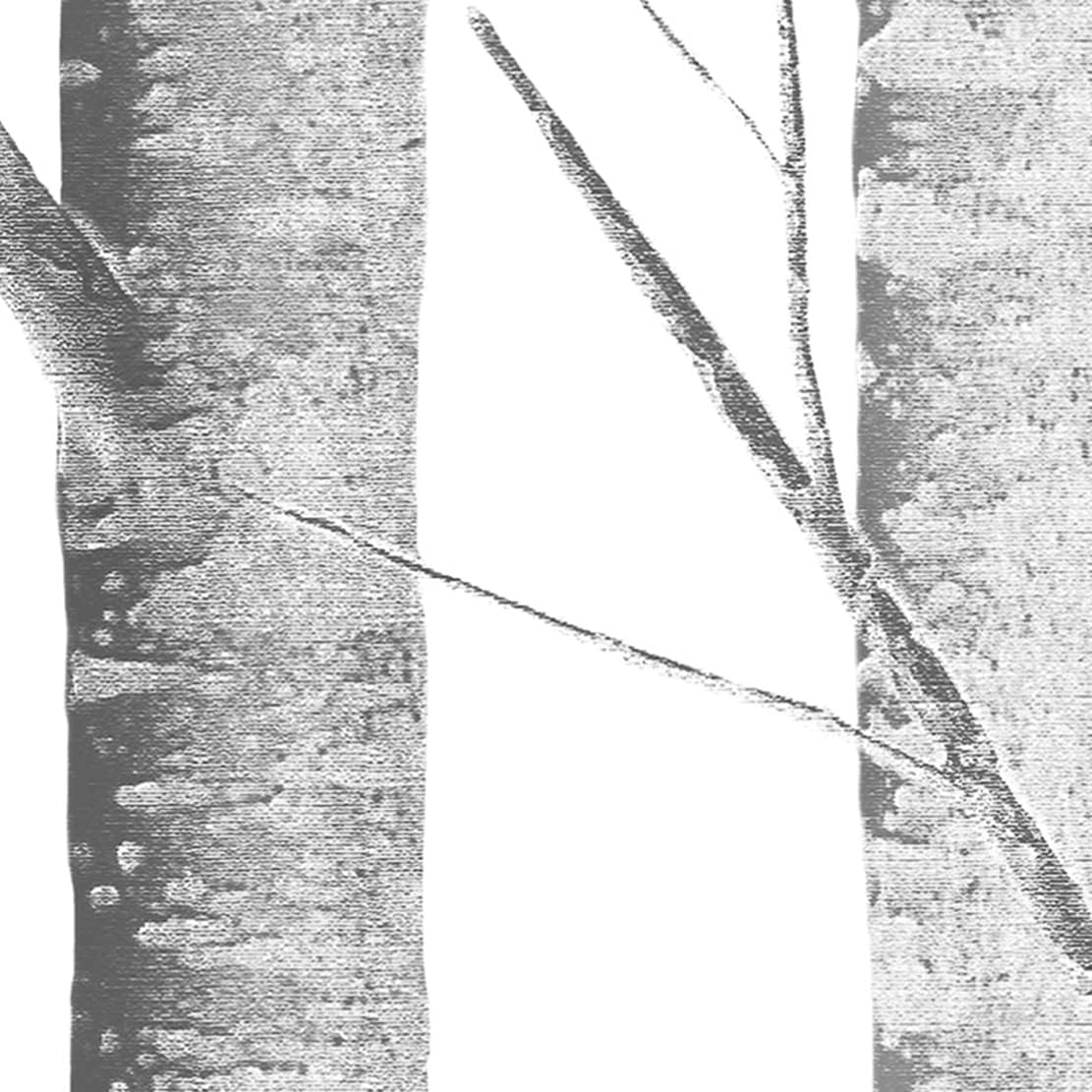 Simple Shapes Birch Tree Temporary Wallpaper - 2ft x 9 ft - 6pk