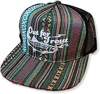 Vista 37 de ThatsRad Out for Trout Corduroy Snapback Sombrero Gorra Pesca con Mosca Pescador