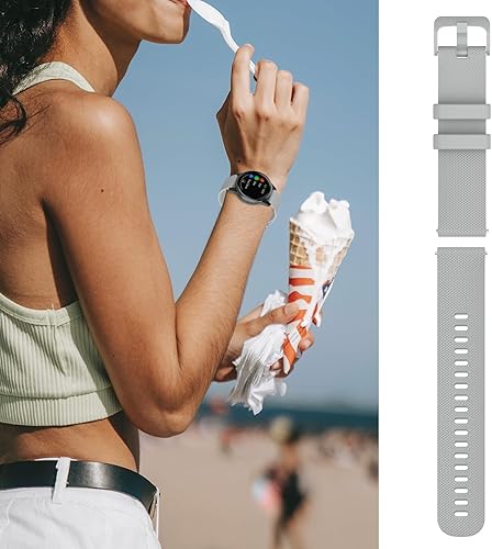 Miniatura 6 de Compatible con Garmin Vivoactive 4Venu 3Forerunner 255 265 Bandas, correa de silicona deportiva para Vivoactive 4Venu 3Forerunner 255 265 (no para