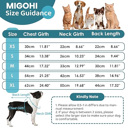 Miniatura 4 de MIGOHI Suéter para perros pequeños, suéter de punto cálido para perro, suéter suave de Navidad para cachorros, gatos, suéter para niñas y niños,