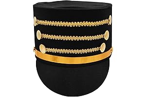 Child Majorette Ring Master Toy Soldier Band Major Nutcracker Costume Hat