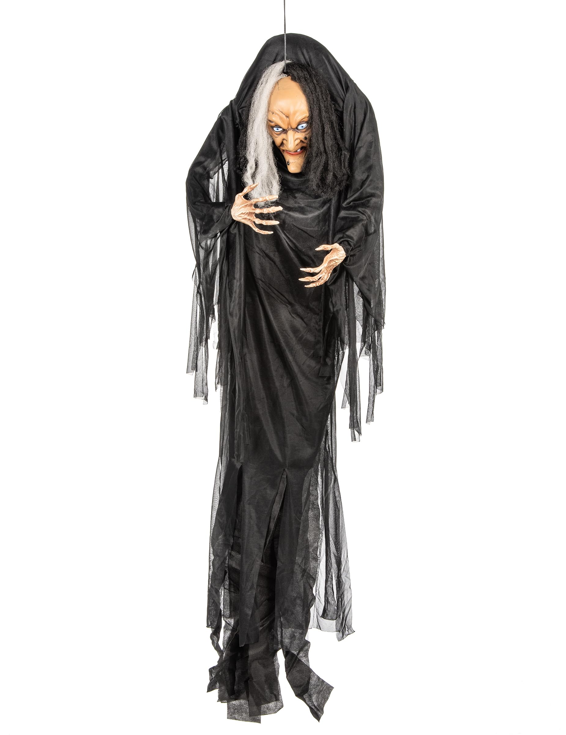 Children's Hunchback Witches 140cm Costume Medium 8-10 yrs (140cm) for Halloween Fancy Dress
