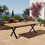 OUTLIV. Negara Gartentisch Teak & Edelstahl