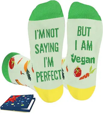 Tea Coffee Vegan Gifts for Men Women, Drinking Lovers Gifts Socks for Him Her Stocking stuffers