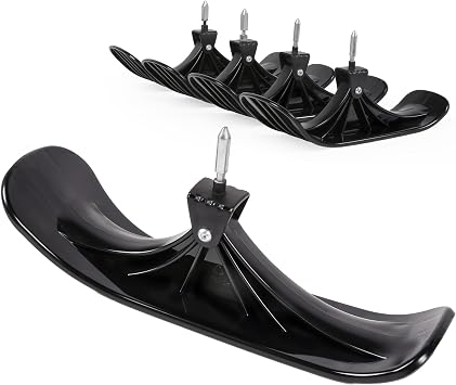 HOMBEBTTA Wagon Sled Board Attachment, Ski-Style Glider for Collapsible Wagon Cart