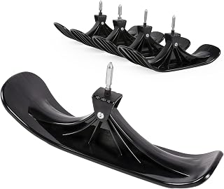 HOMBEBTTA Wagon Sled Board Attachment, Ski-Style Glider for Collapsible Wagon Cart