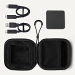 Amazon Basics Portable External SSD, 1TB, 2000MB/s Speeds, USB 3.2 Gen 2, IP65 Water & Dust Resistant, Black