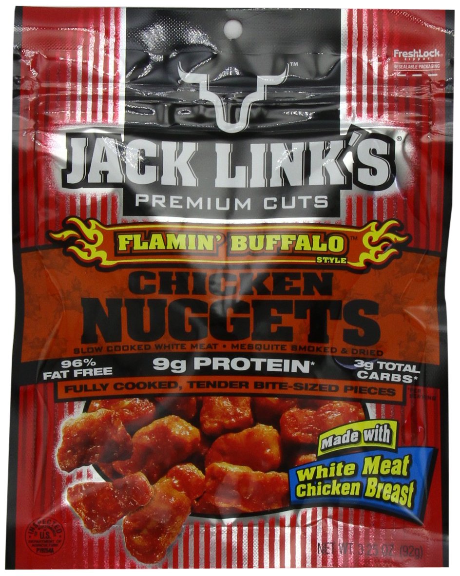 Jack Link's Teriyaki Beef Steak Tender Bites, 3.25-Ounce Bags (Pack of 4)