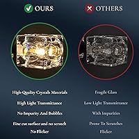 Vista 2 de Black Chandeliers for Dining Room, Modern Crystal Pendant Lights Fixture with Cube Shade, 8-Lights Farmhouse Hanging Dining Light Fixtures Over Negro