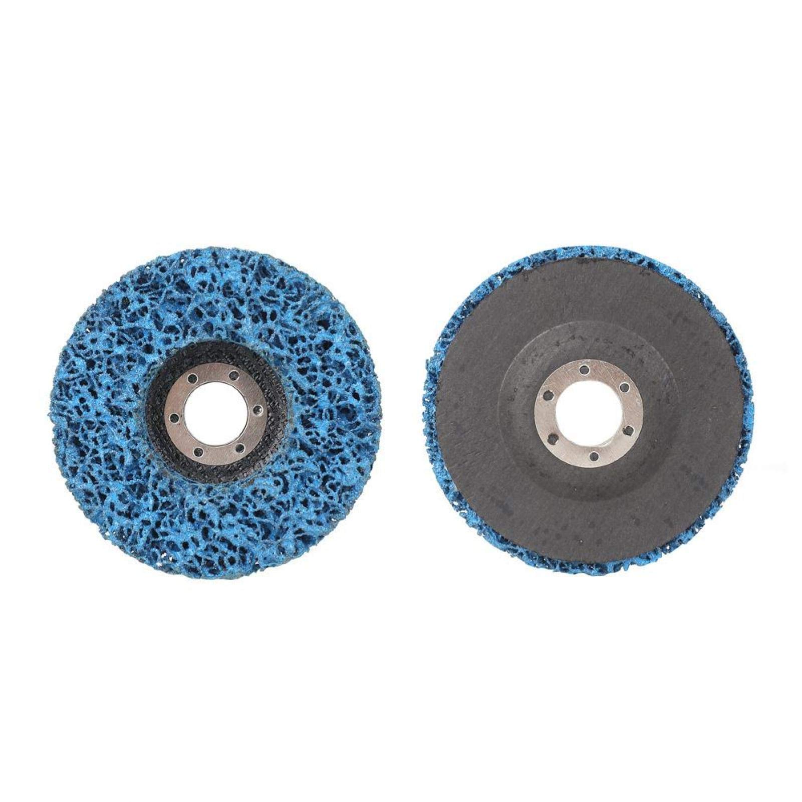 Tyenaza 5 mole abrasive, disco abrasivo, per rimuovere la vernice, per smerigliatrici angolari, blu, metallo, nylon, 100/115/125mm, 22mm, 14mm