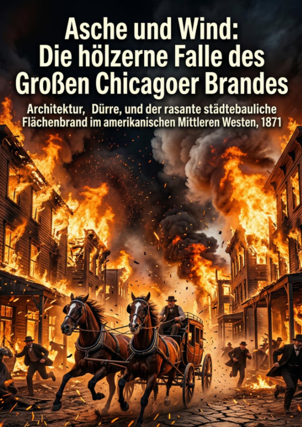 Asche und Wind: Die hölzerne Falle des Großen Chicagoer Brandes: Architektur, Dürre, und der rasante städtebauliche Flächenbrand im amerikanischen Mittleren Westen, 1871