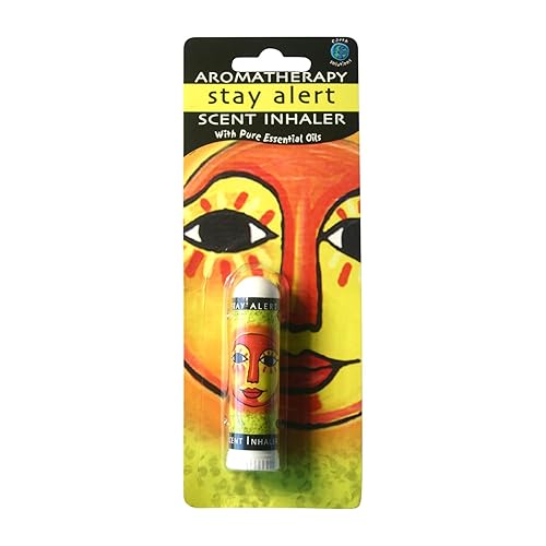 Earth Solutions Inhalador de aromaterapia Mantente alerta Difusor personal de aceite esencial Un Oi esencial antifatiga con afirmación positiva