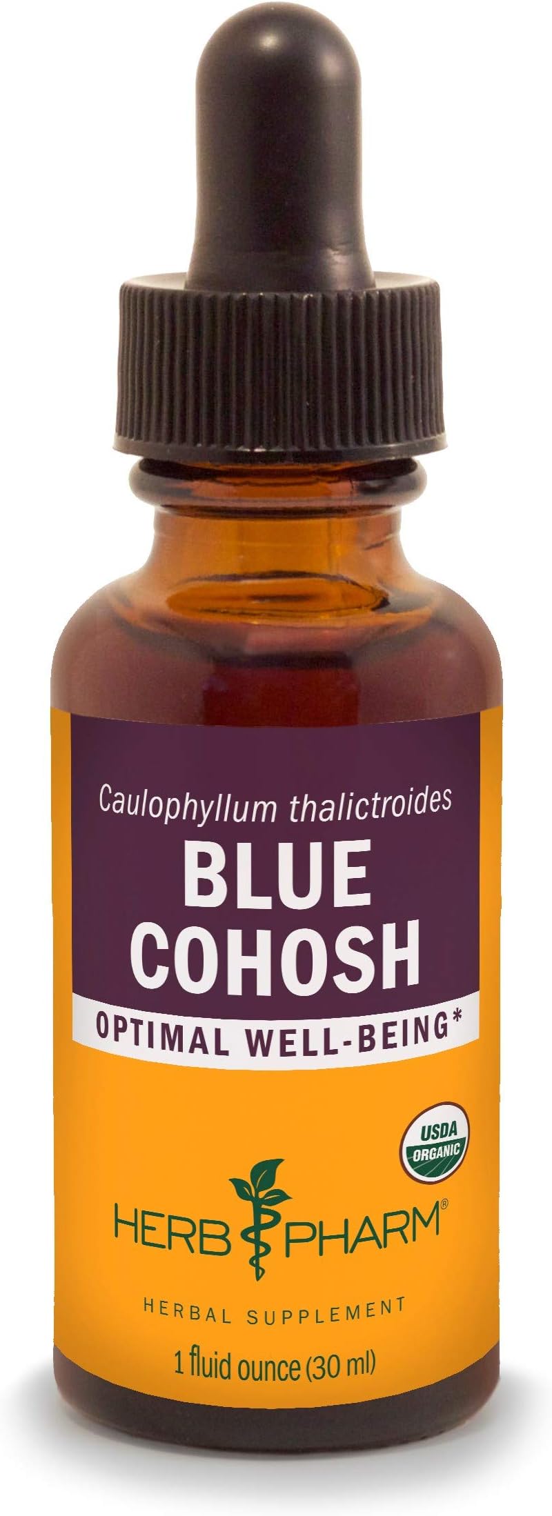 Certified Organic Blue Cohosh Liquid Extract - 1 Ounce