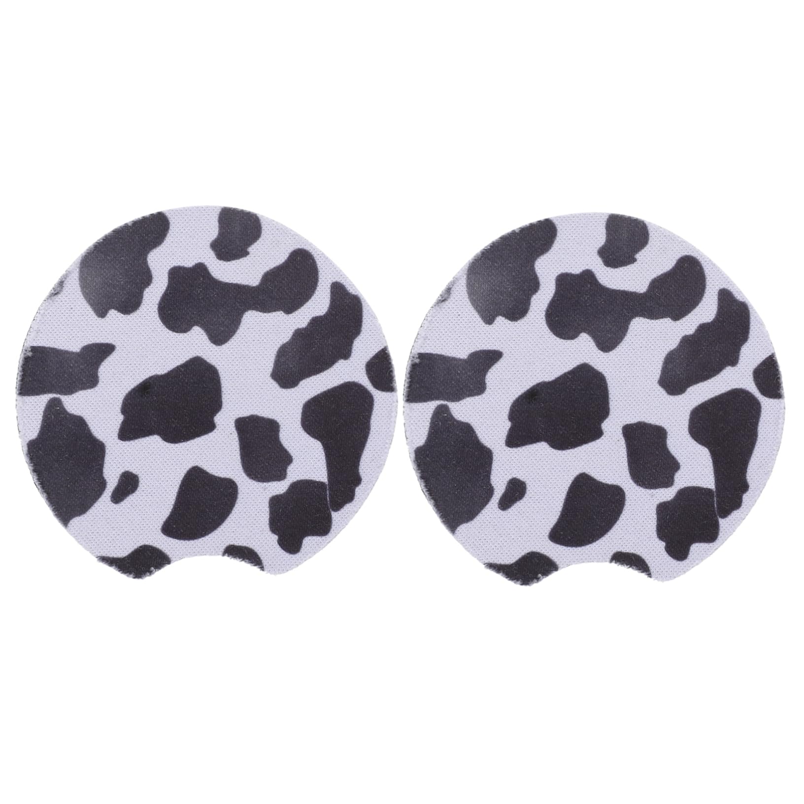 PRETYZOOM 2pcs Non- Cow Pattern Car Stylish Automotive Cup Holder Accessories for Cars Easy to Clean for Daily Use