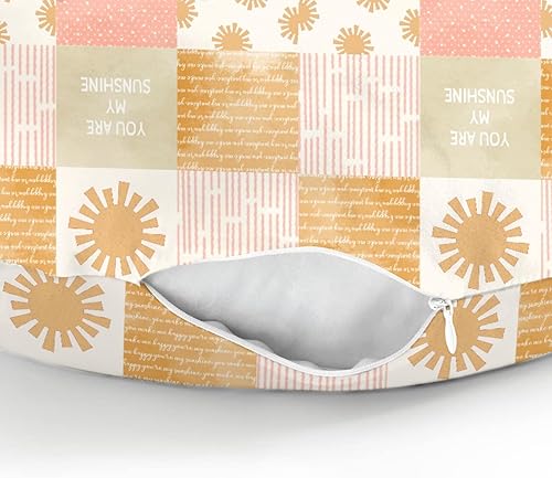 Miniatura 8 de Fundas de almohada de lactancia vintage para niños y niñas, estilo bohemio, para lactancia, almohadas de lactancia neutra, sol de verano, fundas