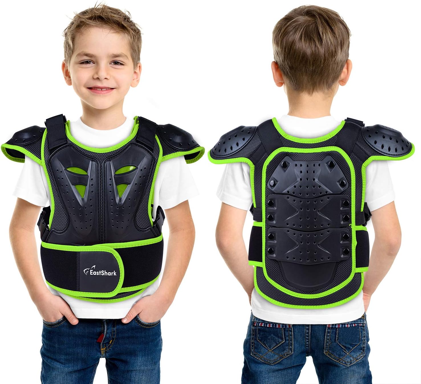 JIAJUN Children Bicycle Motorcycle Armor Armor Vest Back