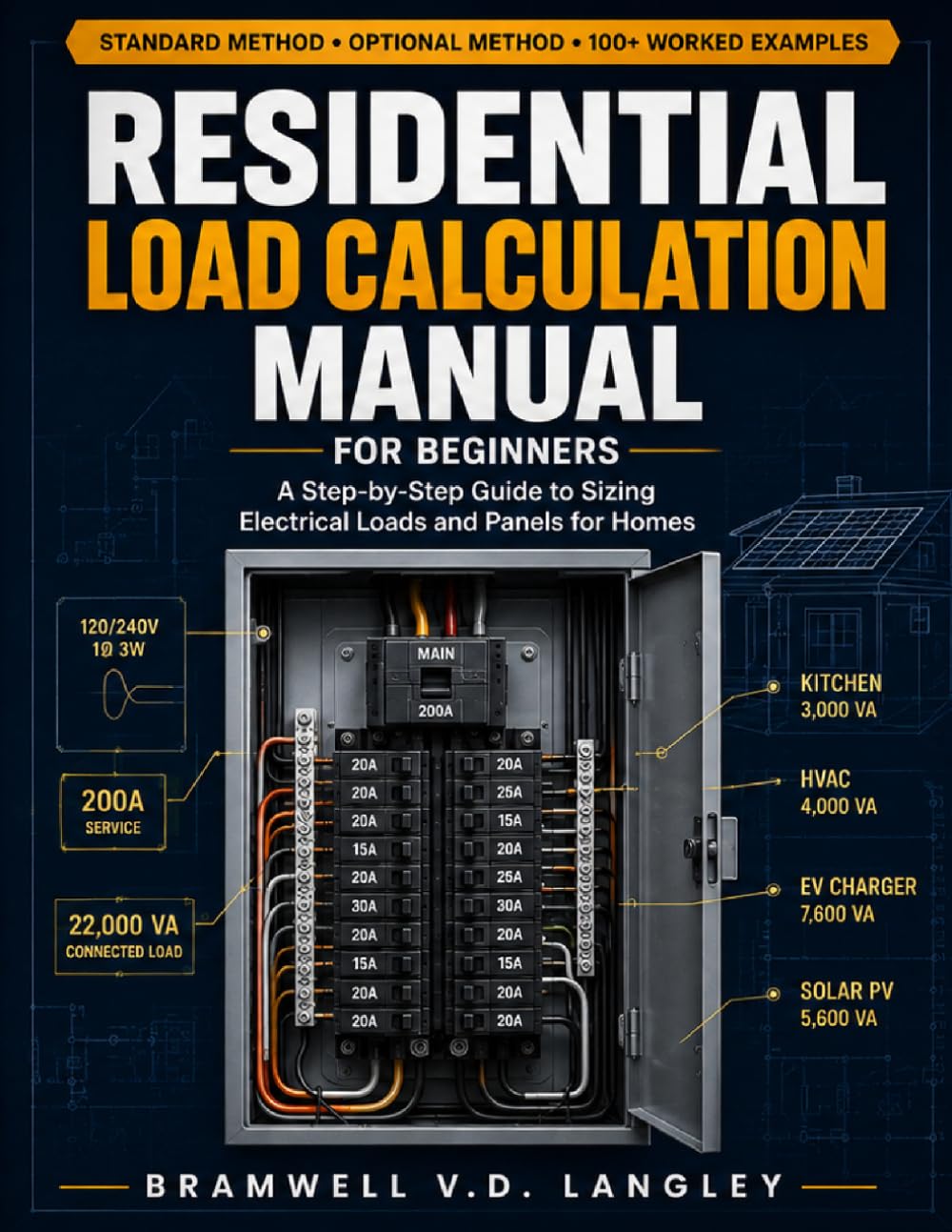 RESIDENTIAL LOAD CALCULATION MANUAL FOR BEGINNERS: A STEP-BY-STEP GUIDE TO SIZING ELECTRICAL LOADS AND PANEL FOR HOMES