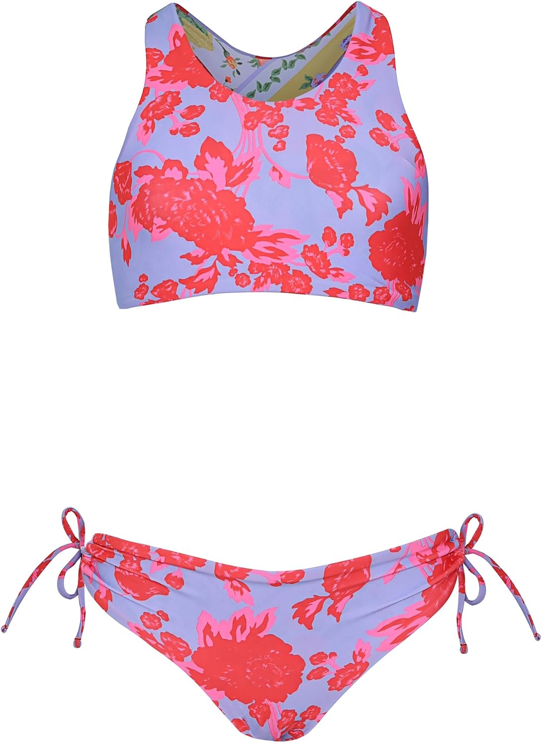 Maaji Girls' Lavender Dream Reversible Bikini Set