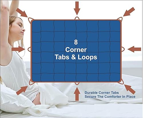 Miniatura 4 de LinenHouse Edredón plisado de 1000 hilos, tamaño King Plus (128 x 120), 1 pieza para todas las estaciones, relleno de micro relleno de 500 GSM con