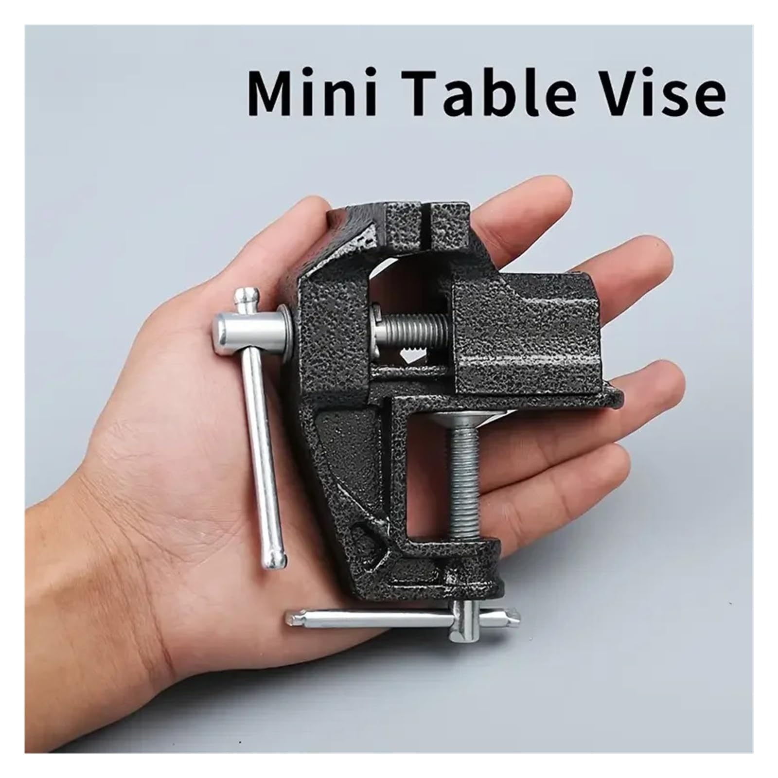 Morsa da banco portatile Mini morsa da banco, tavolo a morsetto rotante(3pcs)