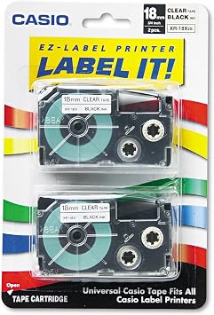 Casio EZ-Label Printer Tape Cartridges 
