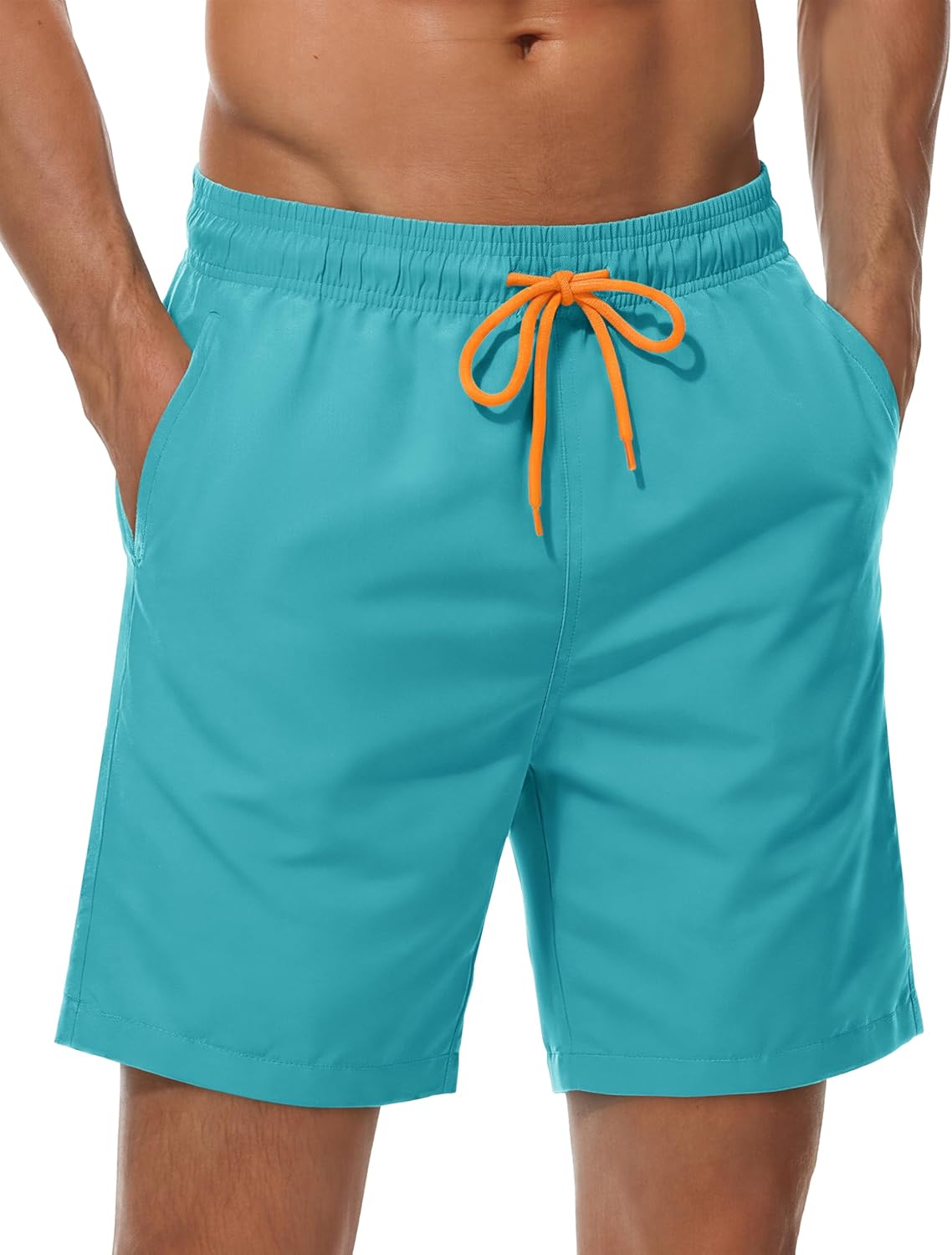 TACVASEN Men's Swim Trunks 9 Inch Quick Dry Water Resistant Mesh Lining Bathing Suit Swimming Board Shorts with Pockets