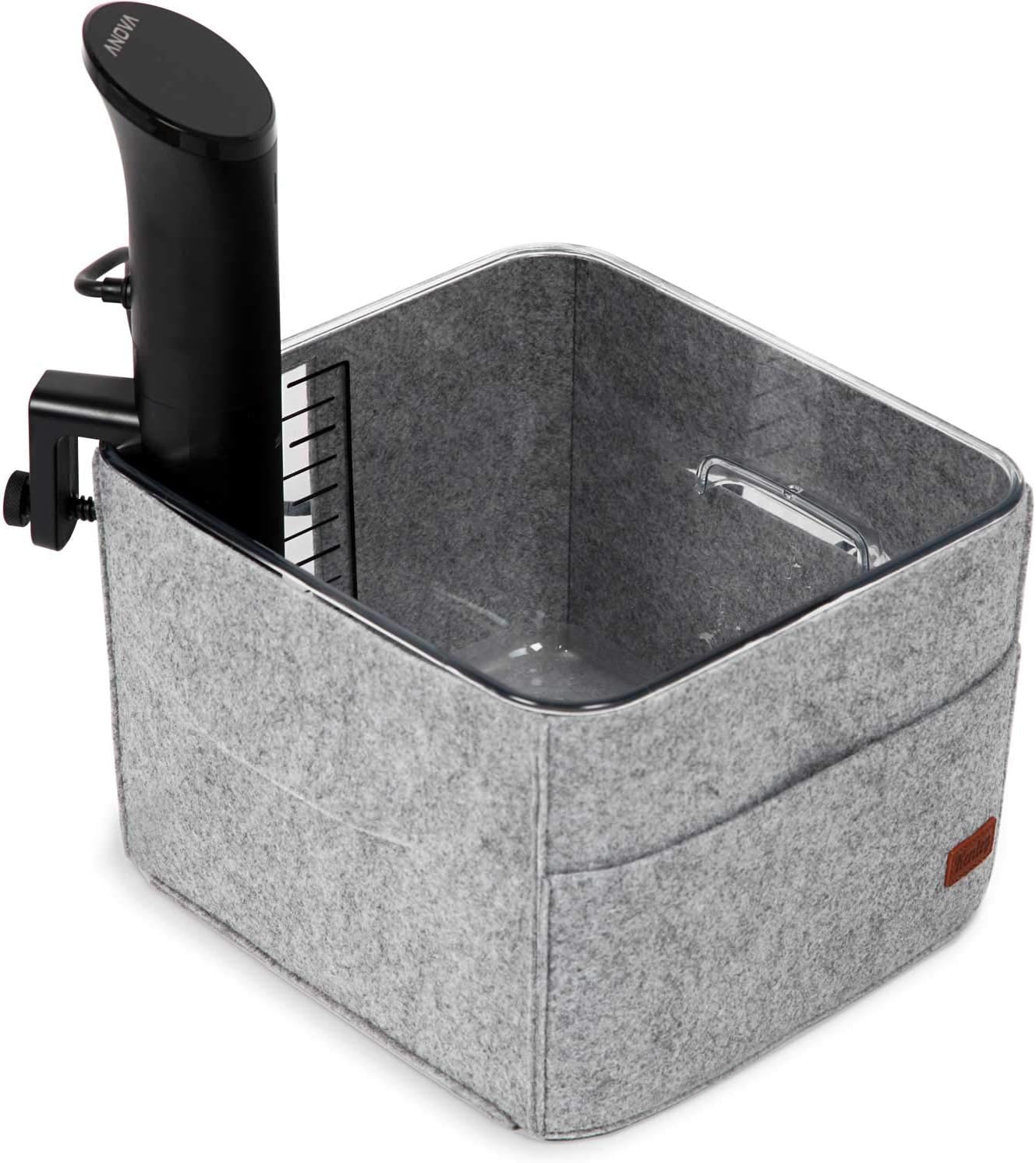 Sous Vide Container Sleeve - Insulating Cover for Rubbermaid 12 Quart Container with Lid - Heat Retention & Countertop Protection - Compatible with Side & Corner Mount Lids & Accessories