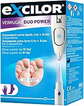 Excilor Duo Power Wart Treatment, Extra Strong Effective Wart Removal, Combines Cryotherapy and Acid Treatment, for Hands and Feet, Effective Day 5, Clinically Proven