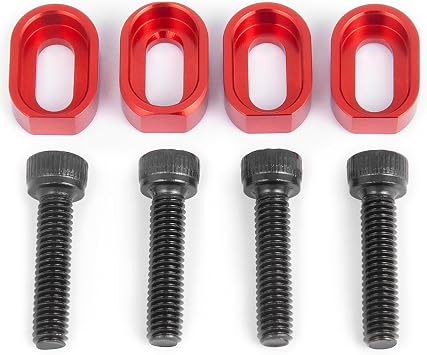 RCHUBAM 4PCS RC Motor Mount Reinforcement Spacers for 1/5 X-MAXX 6S 8S