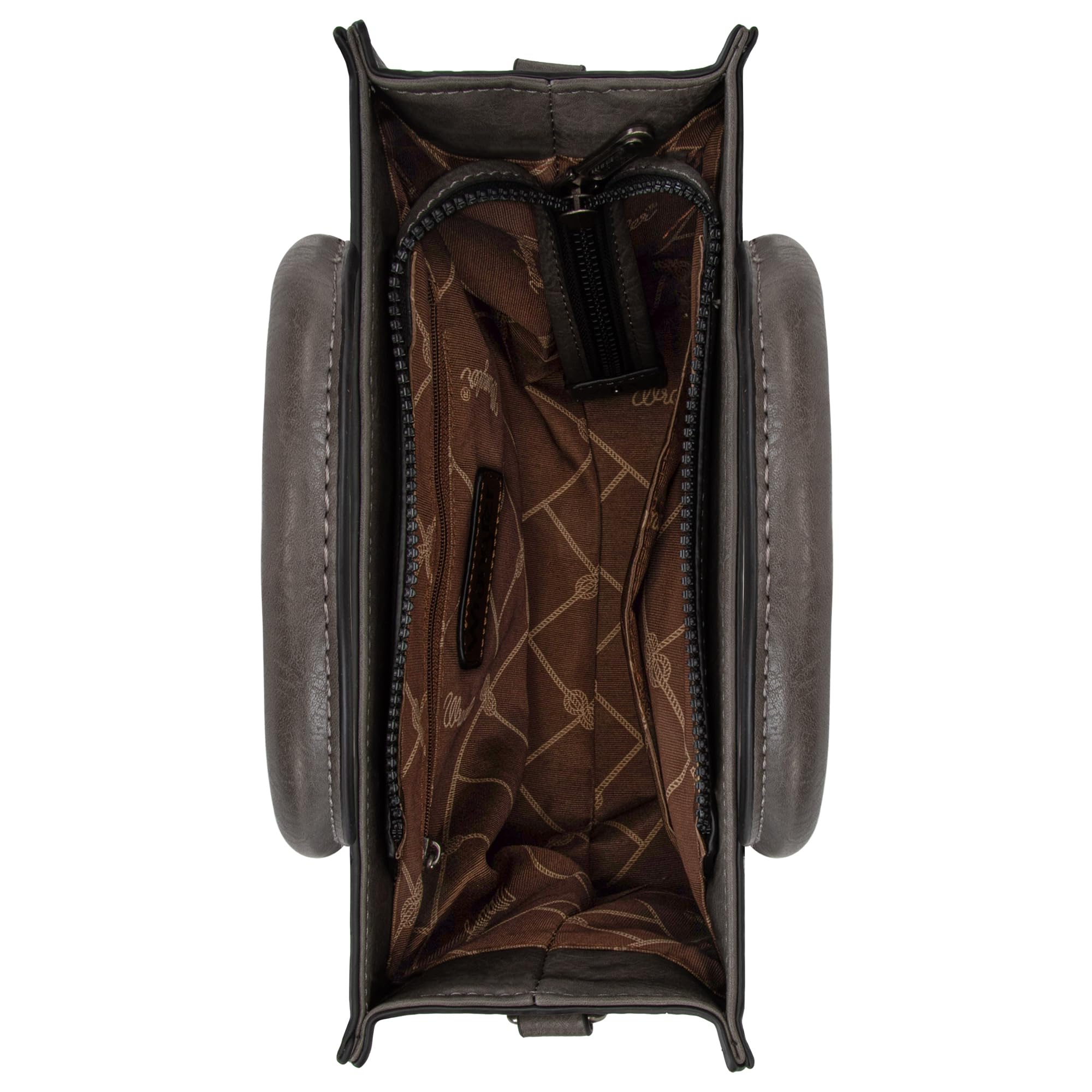 Wrangler Medium Tote Bag for Women Designer Satchel Handbags Top-handle Purses with Strap