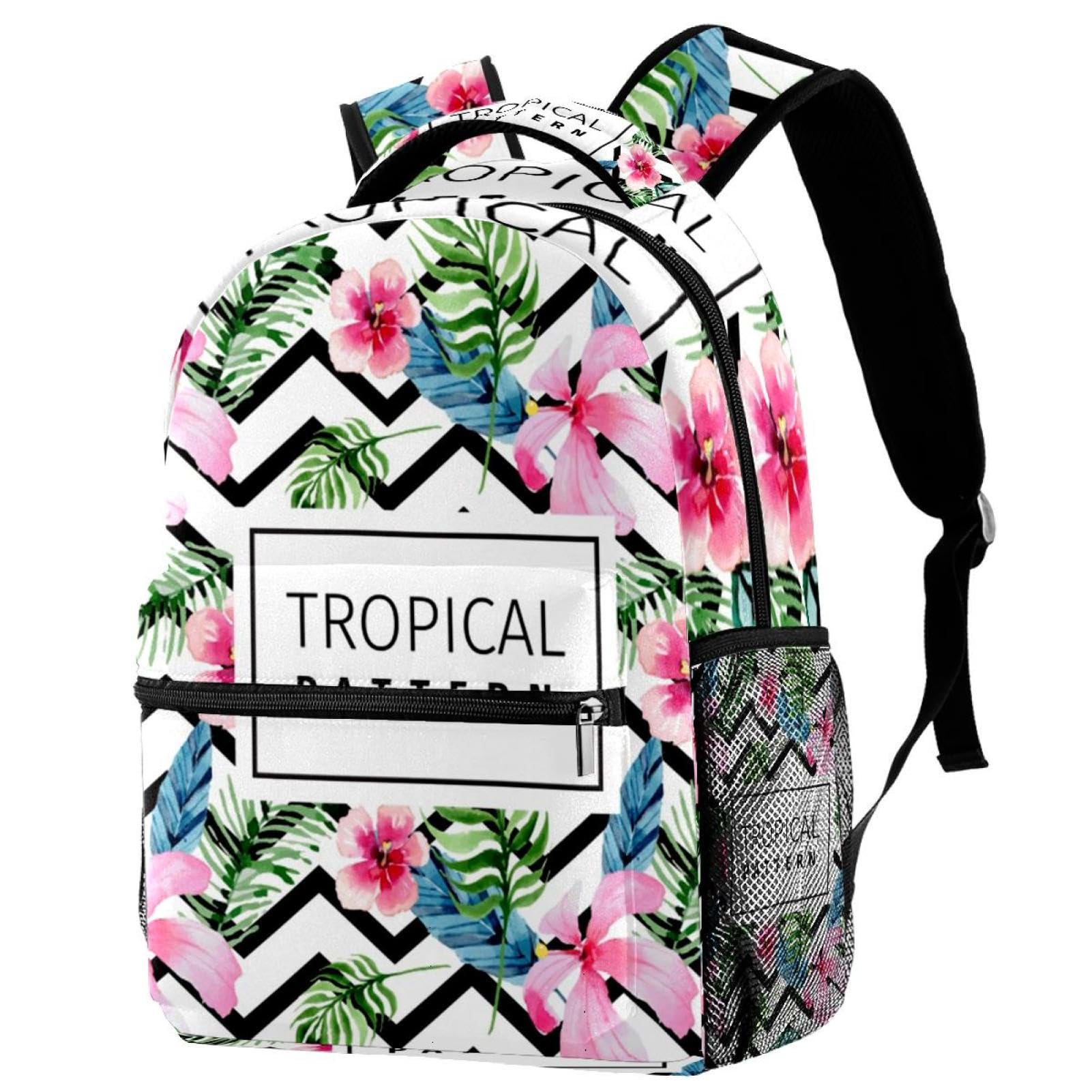 Sac à dos d'école pour adolescents grand compartiment multicolore - 7