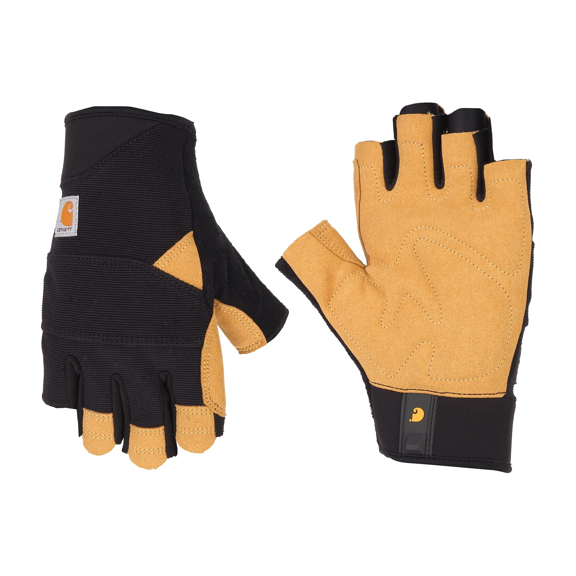 Men's Padded Palm Fingerless Glove Cold Weather Gloves (pack of 1)