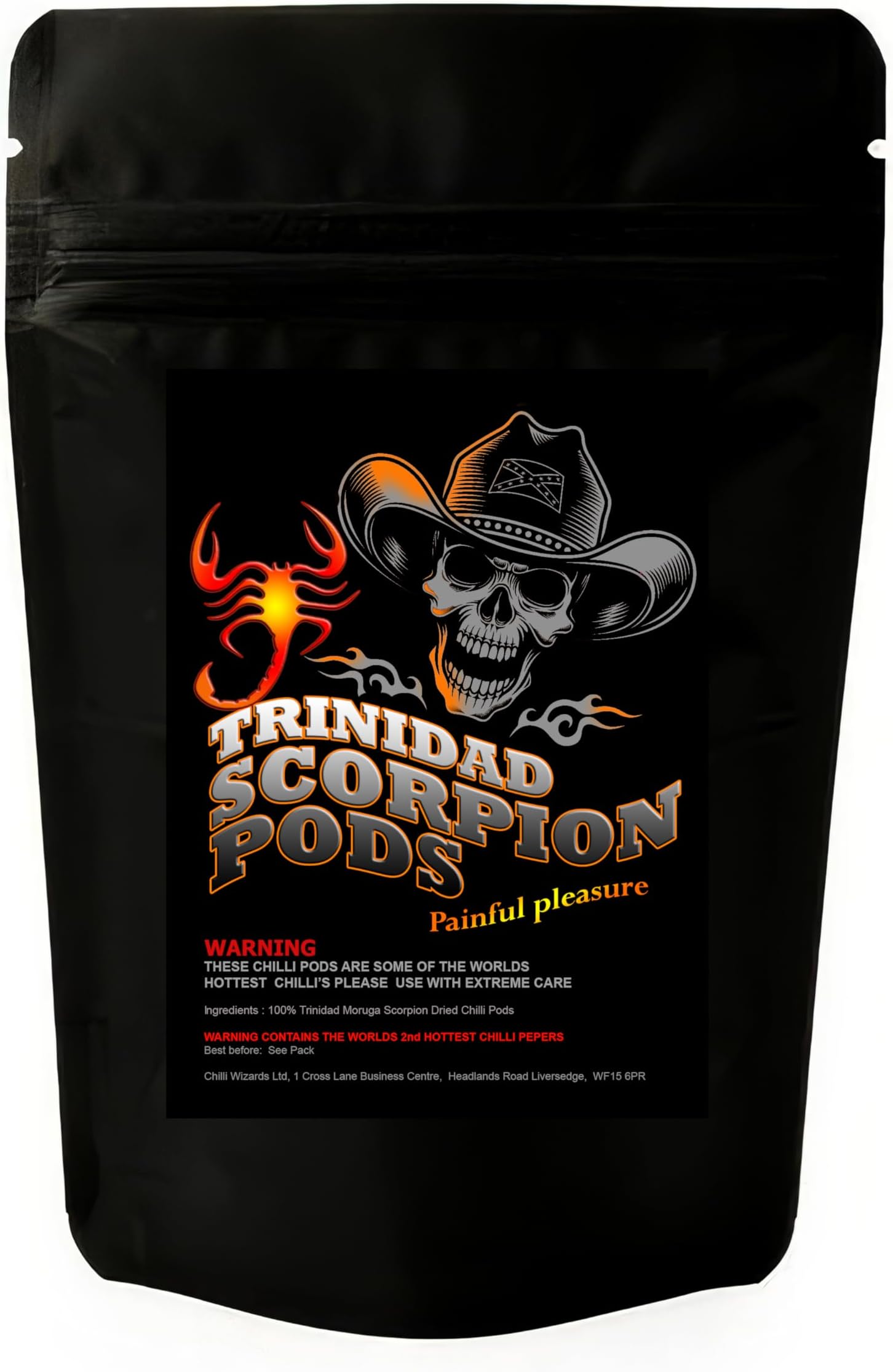 Genuine 100% Moruga Scorpion Pods 25g