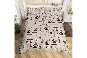 Dog Paw Print Duvet Cover: A Cozy Haven for Your Furry Best Friend