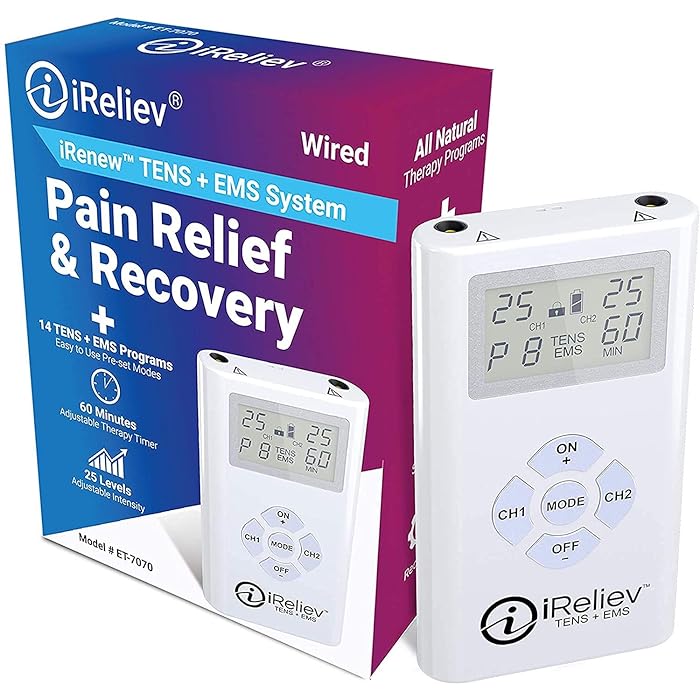 Buy iReliev TENS + EMS Combination Unit Muscle Stimulator for Pain