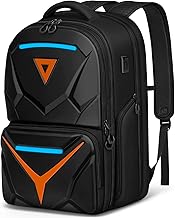 MATEIN Hard Shell Gaming Backpack for Men, Waterproof Extra Large Laptop Backpack with EVA Front Shield, 18 inch TSA Approved Gaming Laptop Bag with Controller Pockets & Cooling Pad Compartment