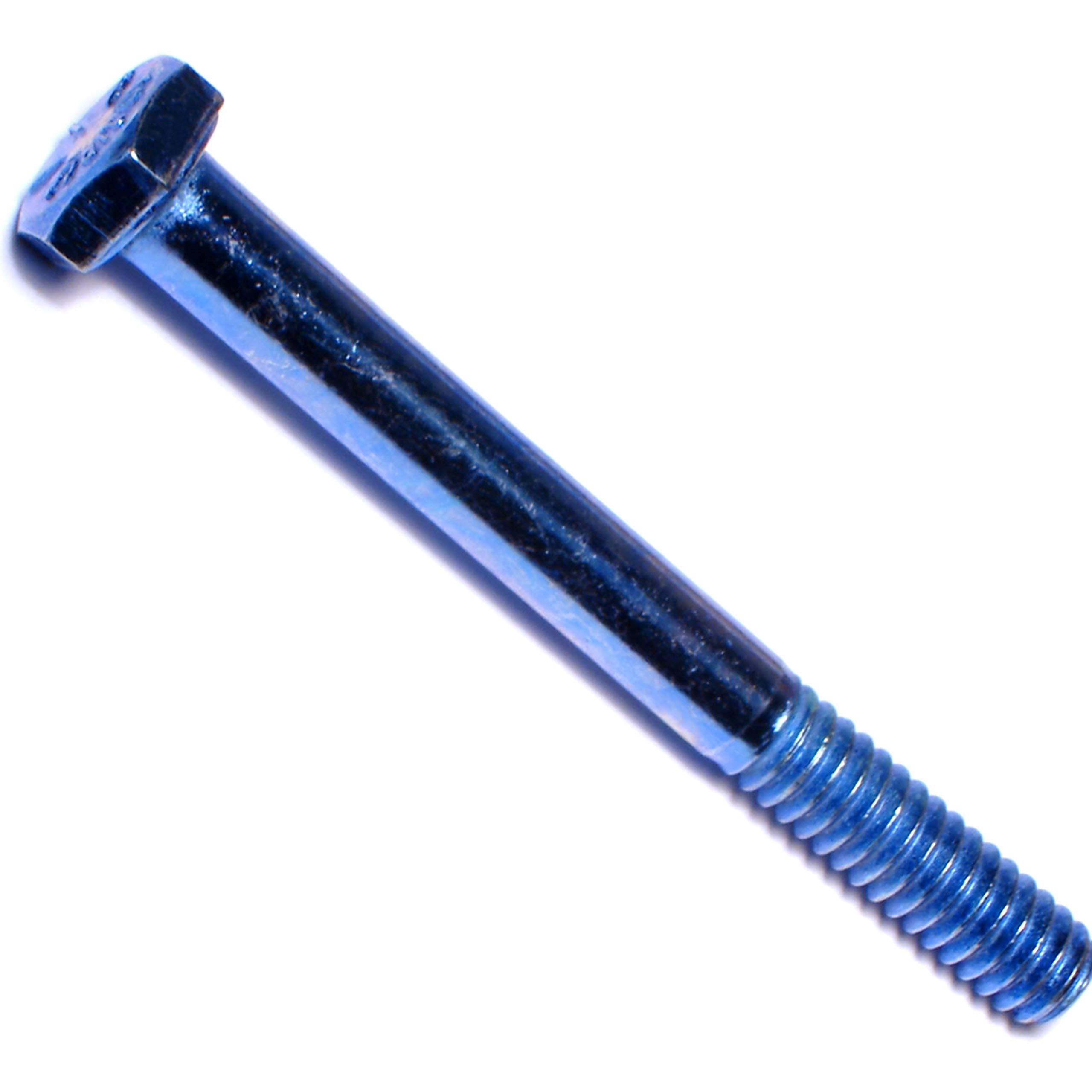Tornillos de cabeza hexagonal Grado 8 grueso de 1/4–20 x 2–1/2 pulgadas en pack de 134 piezas