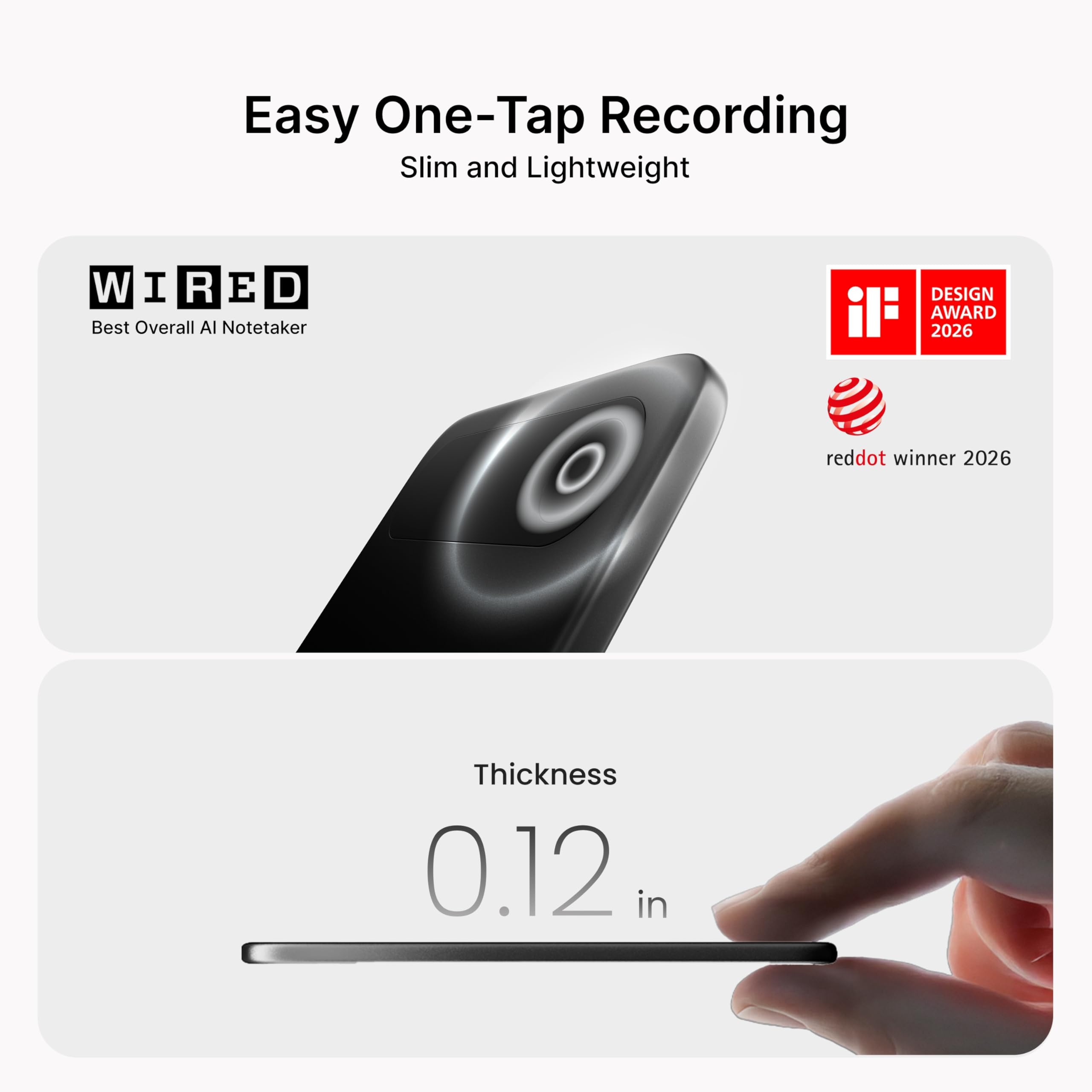 Comulytic Note Pro AI Voice Recorder Review - Dettaglio