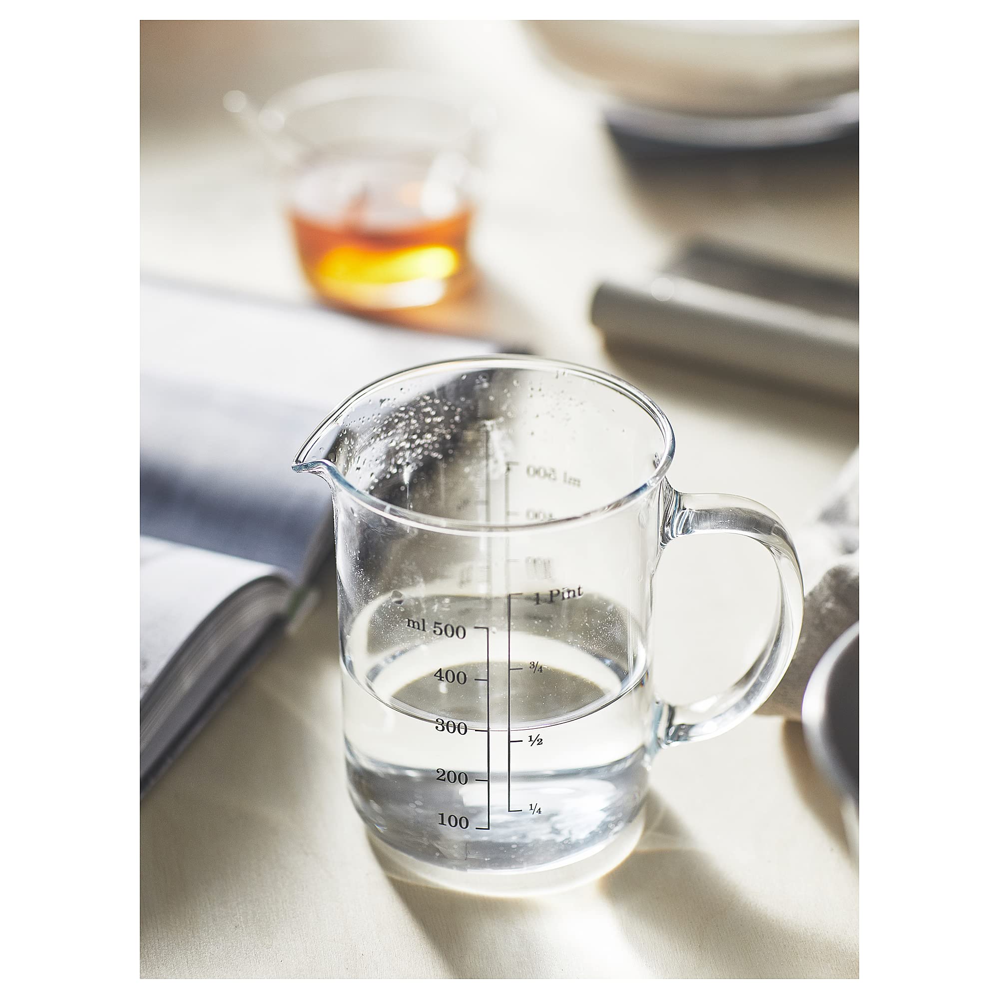 IKEA VARDAGEN Messbecher, 0,5 l, Glas Küche, Haushalt & Wohnen