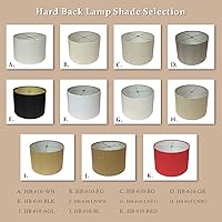 Vista 7 de Royal Designs pantalla de lámpara resistente con forma de tambor, HB-610-12LNBG