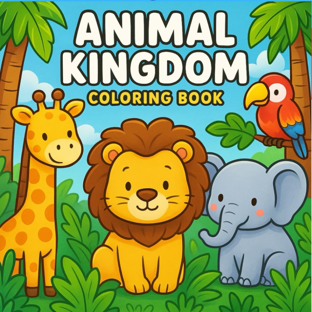 Animal Kingdom Coloring Book