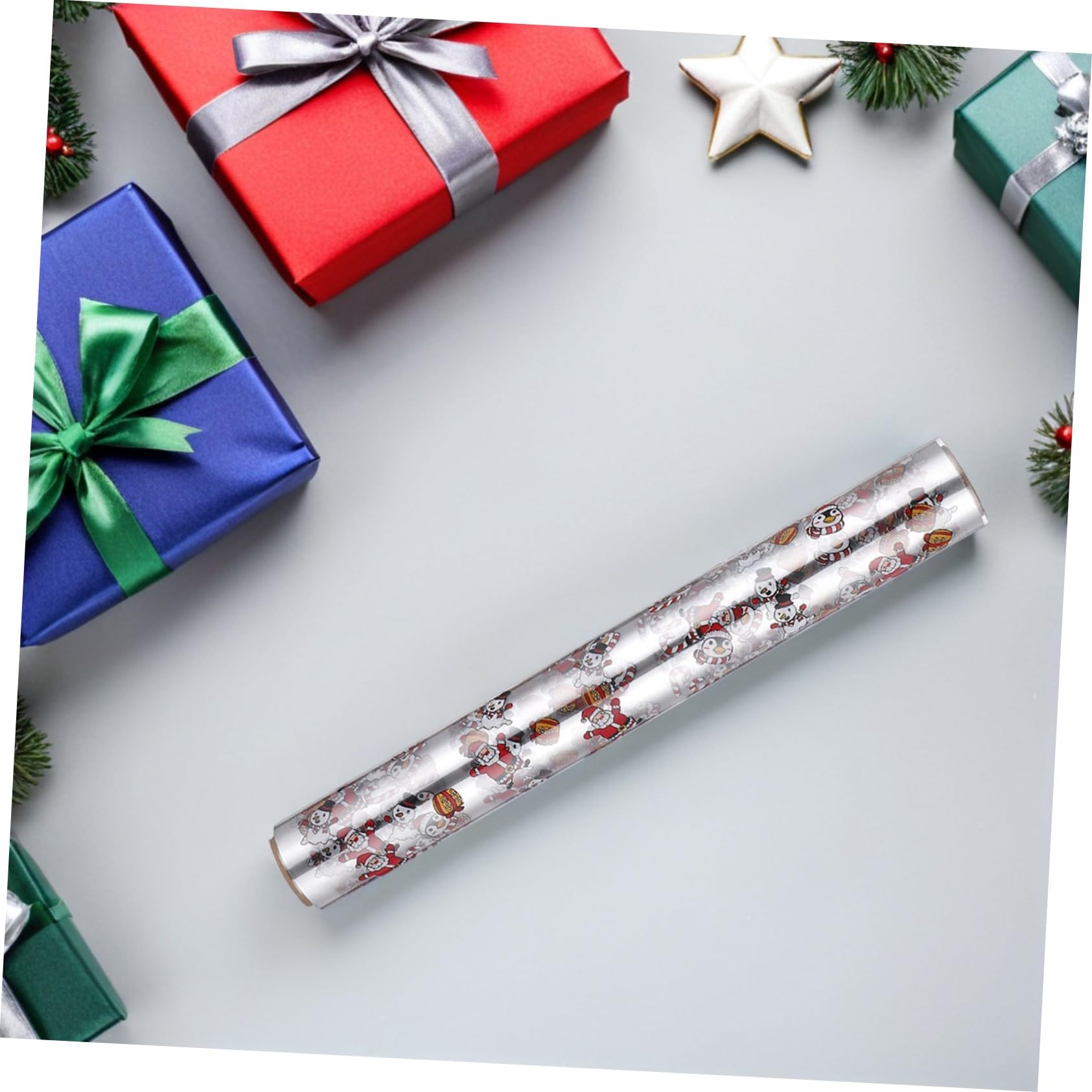 SHINEOFI 2rolle Transparente Geschenkpapierbögen aus Cellophan für Körbe und Blumen Verpackungsfolie zum Verschönern von Geschenken und Dekorationen