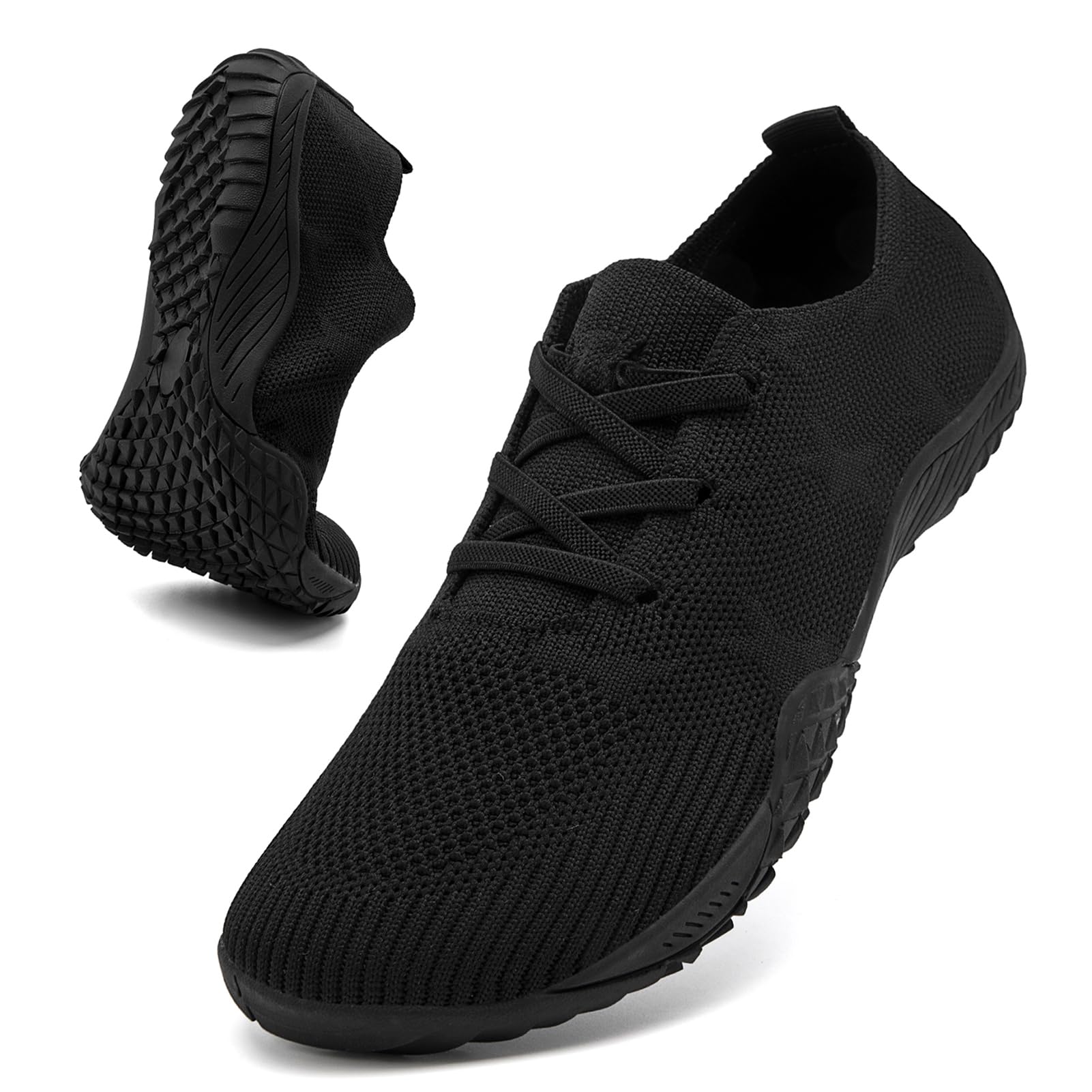 MGNLRTI Barfußschuhe Damen Barfuss Schuhe Turnschuhe Sportschuhe Sneaker Sommerschuhe Leichte Hallenschuhe Fitnessschuhe Weich Barfussschuhe Stoffschuhe Traillaufschuhe
